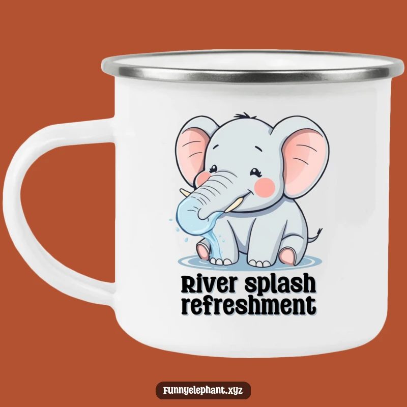Funny Elephant Water Splash Camping Mug - Splash Outdoors!