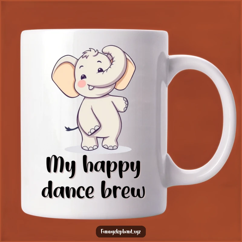 Funny Dancing Elephant Mug: Silly Trunk Moves, Perfect Hilarious Gift Idea
