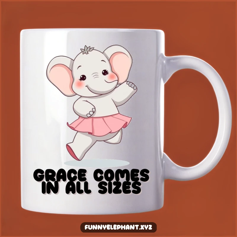 Funny Elephant Ballet Dancer Mug: A Hilarious Gift for Dance Lovers and Elephant Enthusiasts