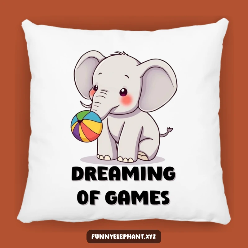 Funny Elephant Ball Play Pillow - Comfy & Hilarious Accent
