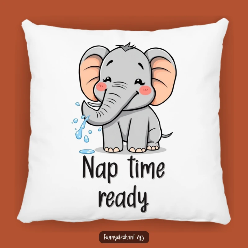 Funny Elephant Water Spray Pillow: Cozy & Playful Comfort