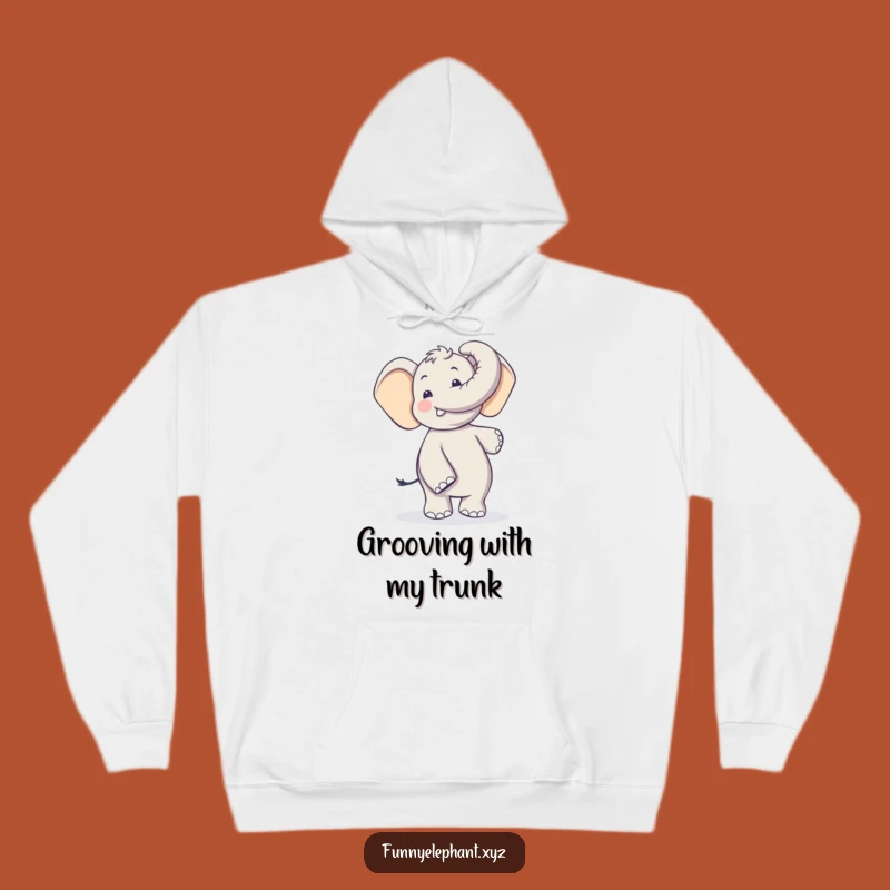 Funny Elephant Dance Hoodie: Silly Trunk Moves, Cozy & Hilarious