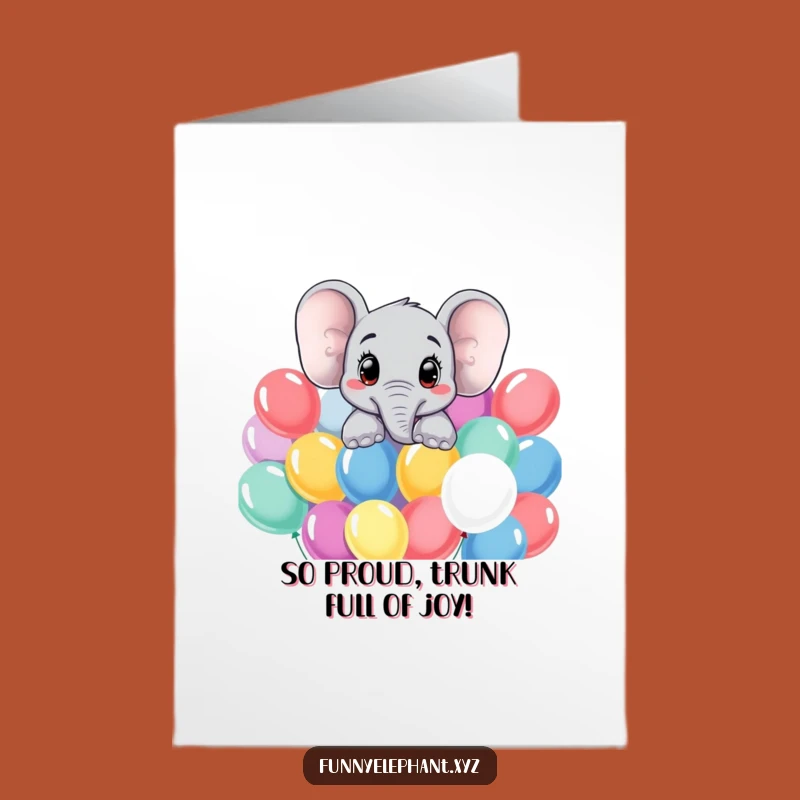 Free Printable Elephant Congratulations Card: Big News, Big Laughs, Downloadable Joy