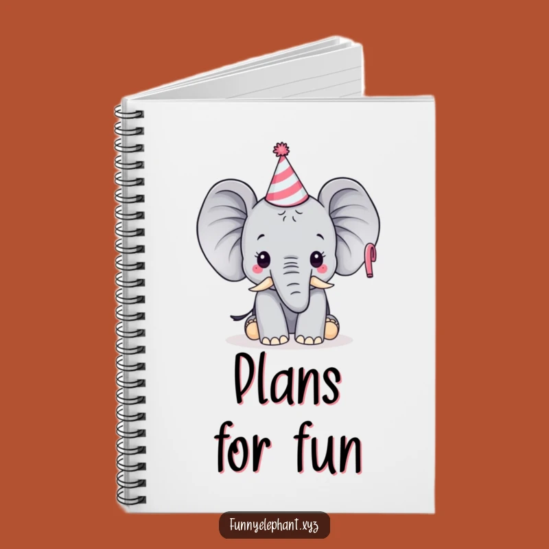 Funny Party Elephant Notebook: Birthday Joy, Journal of Celebrations