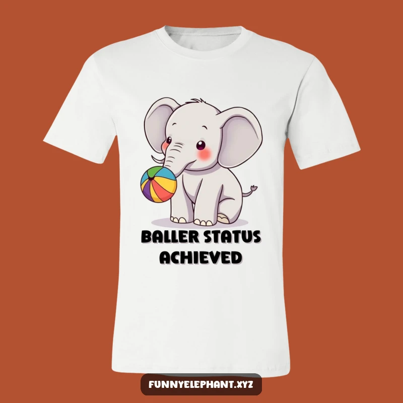 Funny Elephant Ball Play Shirt - Hilarious & Fun Tee Gift