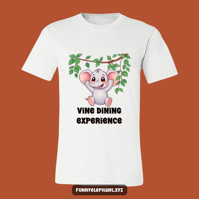 Funny Elephant Vine Swing Shirt - Hilarious Adventure Tee Gift